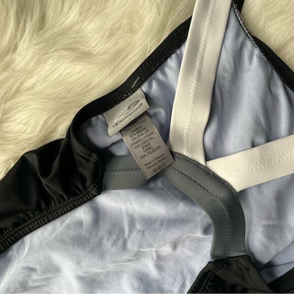 Athletic One Piece Swimsuit Black & White NWOT - Picture 3 of 3